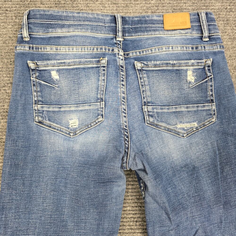 BKE Payton Jeans Womens 29x31.5 Mid Rise Bootcut Light Wash Stretch Denim View 5